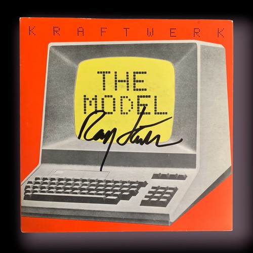 Signed ralf hutter kraftwerk - signed,