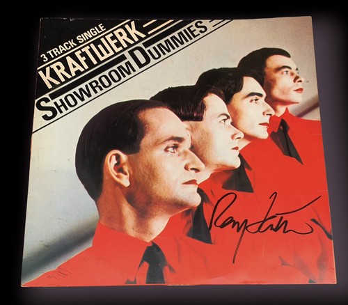 Signed ralf hutter kraftwerk - signed,